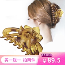 BAO WEN LARGE HAIR clip BACK OF THE HEAD FEMALE CATCH CLIP KOREAN BATH shark CLIP ADULT HAIR HAIR HEADDRESS PLATE HAIR
