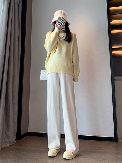 孕妇裤子春夏季薄款外穿阔腿裤加厚春装宽松时尚休闲孕妇装秋冬款