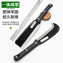 German quality bamboo cutting knife firewood splitting knife tree felling special steel machete outdoor hand-forged logging manganese steel