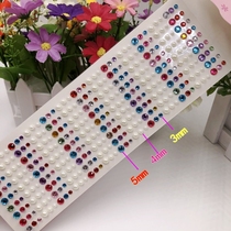 Sticker childrens makeup beauty stage hand-pasted Diamond stickers Crystal acrylic mobile phone Diamond stickers