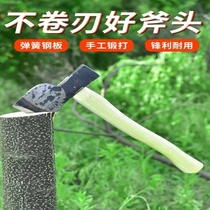 German quality hand-forged all-steel multi-functional woodworking ax for splitting firewood tree cutting wood-cutting ax large ax