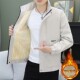 Stand Collar Jacket for Men 2026 New Autumn and Winter Trendy Brand Fleece-Lined Thickened Winter Coat Men's Warm Jacket