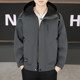 Workwear Jacket for Men 2026 New Spring and Autumn Hooded Jacket for Teenagers Casual American Style Stylish Windproof Windbreaker