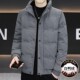 Winter New Style Stand-Up Collar down Jacket for Men, Thickened, Warm, Casual, High-End, Stylish, White Duck Down, Cold-Proof Coat
