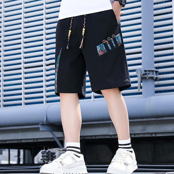 2026 New Chinese Style Sports Shorts for Men, Summer Chinese Trendy Brand Five-Point Shorts, Youth Trendy Casual Pants