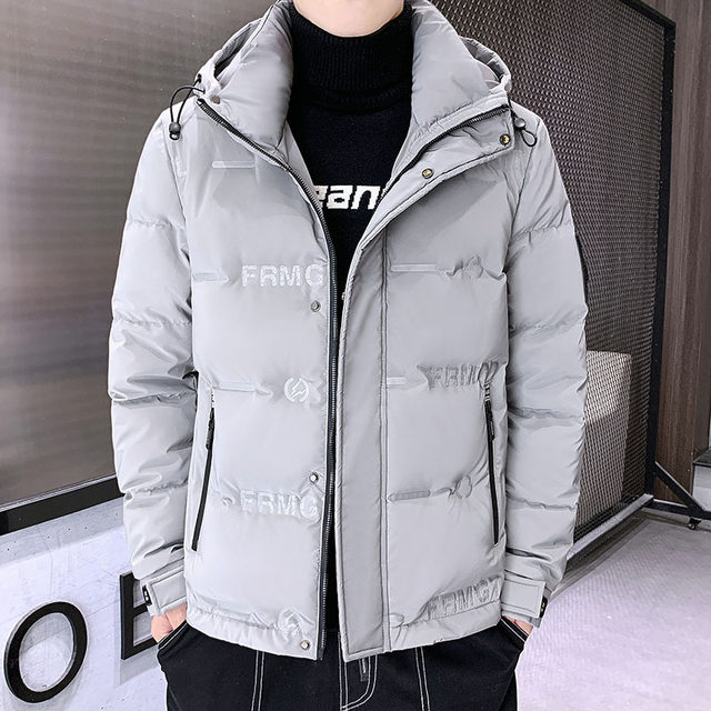Down jacket men's winter trendy brand 2025 new hooded thickened work clothes handsome warm and cold-proof clothing versatile jacket