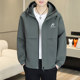 Spring and Autumn Hooded Jacket for Men 2026 New Style Trendy Loose-Fitting Youth Jacket Casual Short Windbreaker