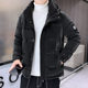 Glossy down Jacket for Men 2026 Winter New Hooded Lightweight Coat Korean Style Trendy Outdoor Warm and Cold-Proof Clothing