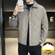 Men's shirt-style down jacket, lightweight, winter 2025 new trendy brand, handsome lapel white duck down warm jacket
