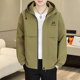 Spring and Autumn Hooded Jacket for Men 2026 New Style Trendy Loose-Fitting Youth Jacket Casual Short Windbreaker