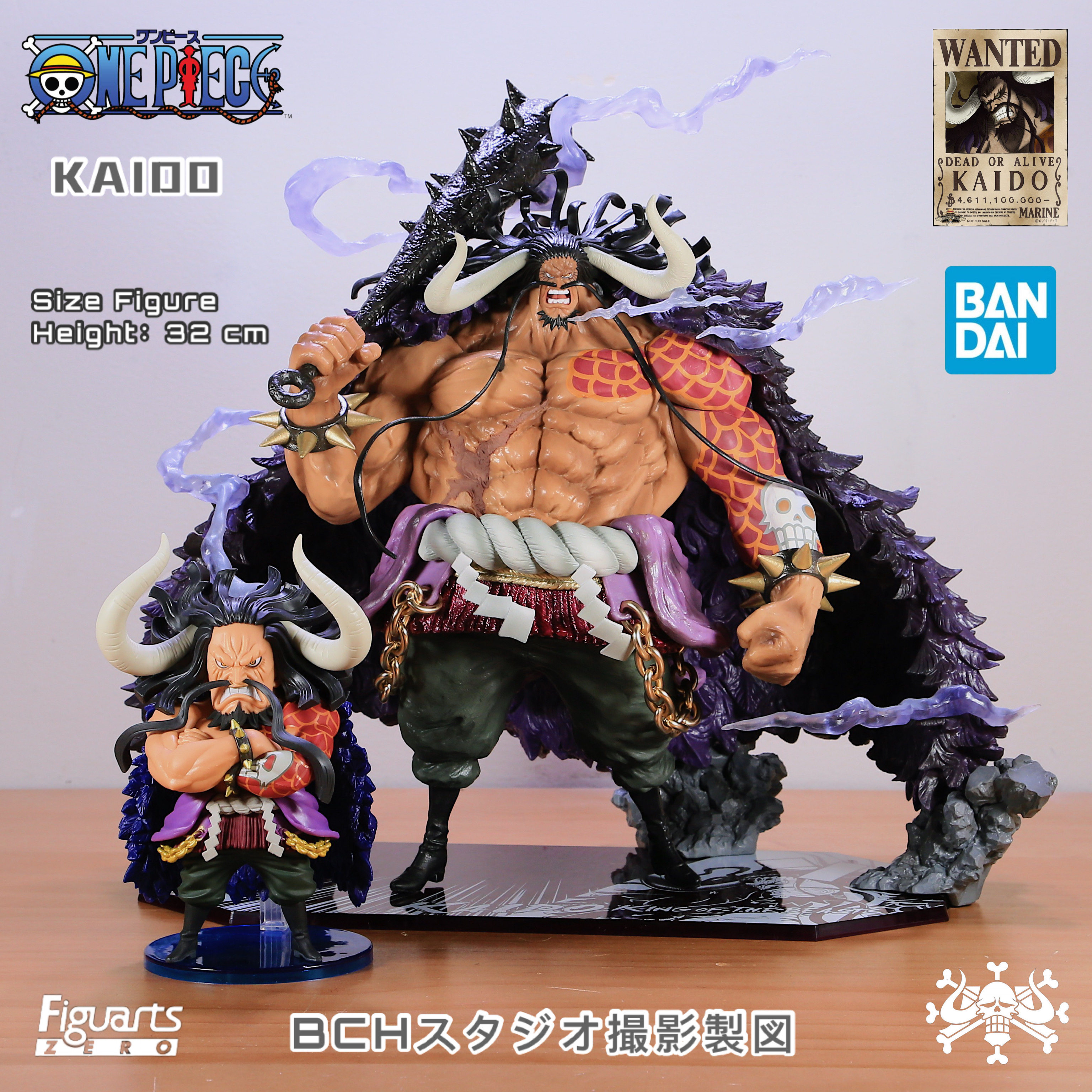 万代海贼王Figurarts Zero凯多手办1/12比例PVC模型320mm高度-Taobao-Tmall