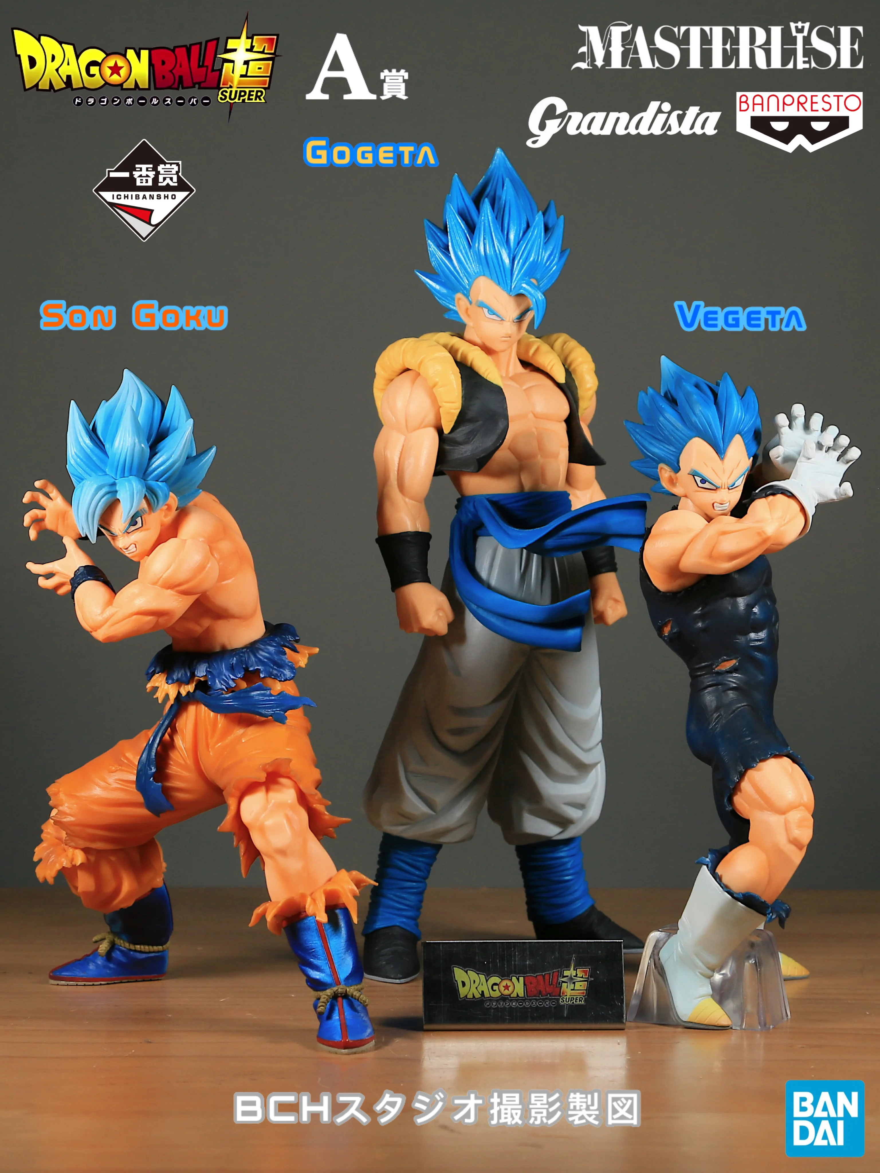 Фигура Ichibanshou Super Blue Сон Гоку, дуэль Фигура БТС Вегета, Dragon Ball анимационная фигура Bandai, Bandai Ichibanshou A Prize Collection, набор Super Blue Гоку и Вегета