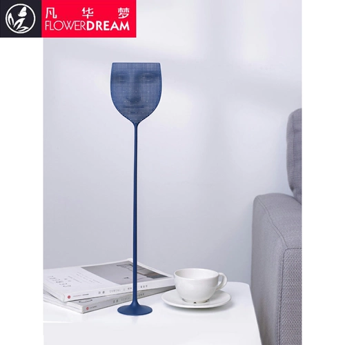 Mosquito Fly Potal Mona Lisa Creative Swing Pop Pop Plastic Fly [Blue]