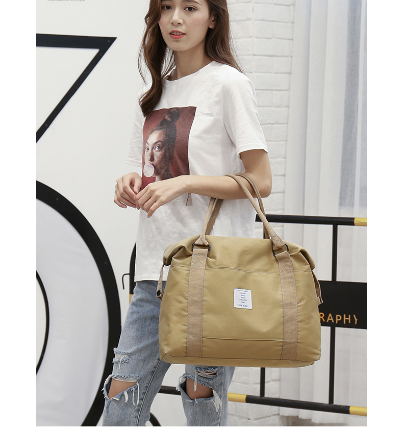 Túi du lịch xách tay túi lưu trữ dung lượng lớn nữ lưới đỏ duffel túi xách tay xách tay du lịch khoảng cách ngắn ba lô du lịch