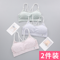 Hair Growing Period Teenage Girl Underwear Little Vest Harnesses Thin section 14-16-18-year-old junior high school girl student bra