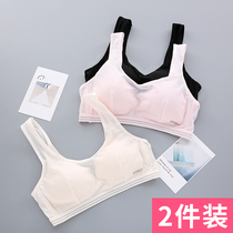 Teenage Bra Schoolgirl High School No Steel Ring Slim-in-a-Vest Hair Nursery School Junior High School Students Obliterated Underwear