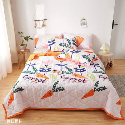 301水洗棉空调被夏凉被双人夏季薄款被子单人春秋夏天夏被可机