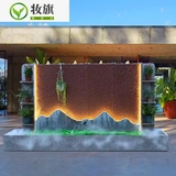 Получите домашнее крыльцо создание сад сад корпорал каменной вода кассир вода вода на экране открытый ландшафт водопад вилла фонтан