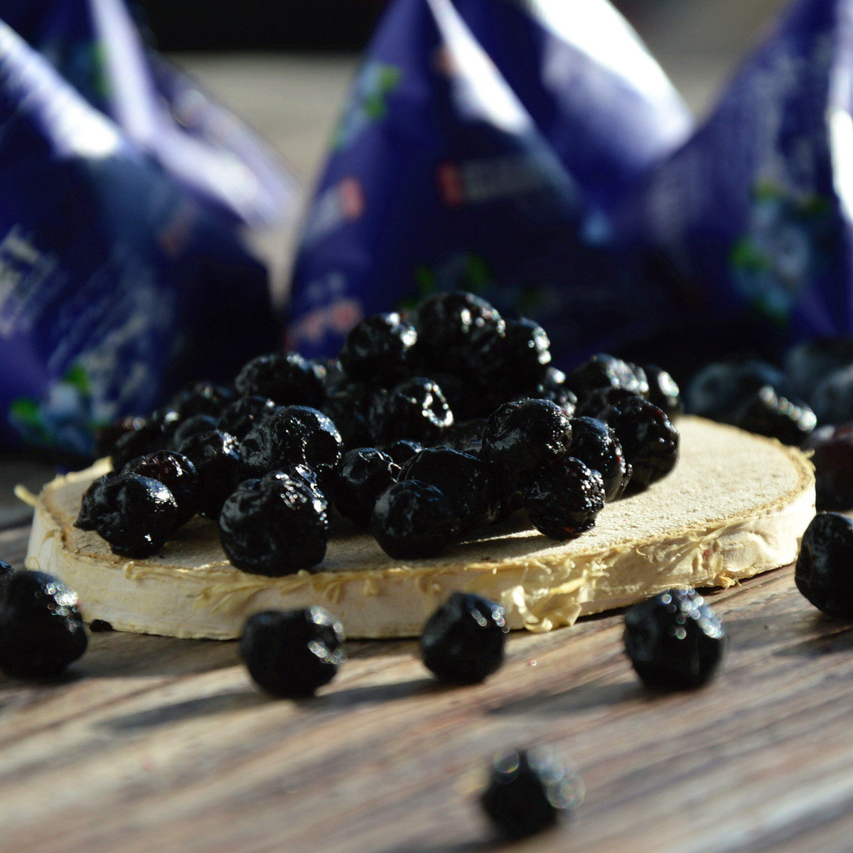 Northeast dried blueberries Wild no added original flavor Dried blueberries 500g Leisure snacks baked candied preserved fruit