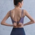 Tập hợp thể dục áo vest nữ mỏng chống sốc chạy chống chảy xệ yoga hình chữ M đẹp đồ lót thể thao độ bền cao - Đồ lót thể thao Đồ lót thể thao