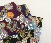 Imported Japanese style cotton fabric 1291 Tenglong play water National Wind Dragon Texture width 110 * 90cm
