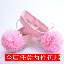 Young childrens dance shoes ballet shoes Canvas Soft-bottom Exercises Shoes Girls Bodybuilding Gymnast Shoes Performances Performance Shoes
