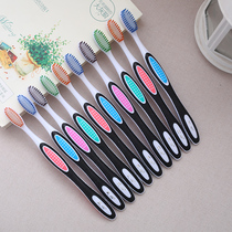 Adult soft silk comfortable soft bristle toothbrush to clean the gums Fine bristle toothbrush 10 family home set Travel pack