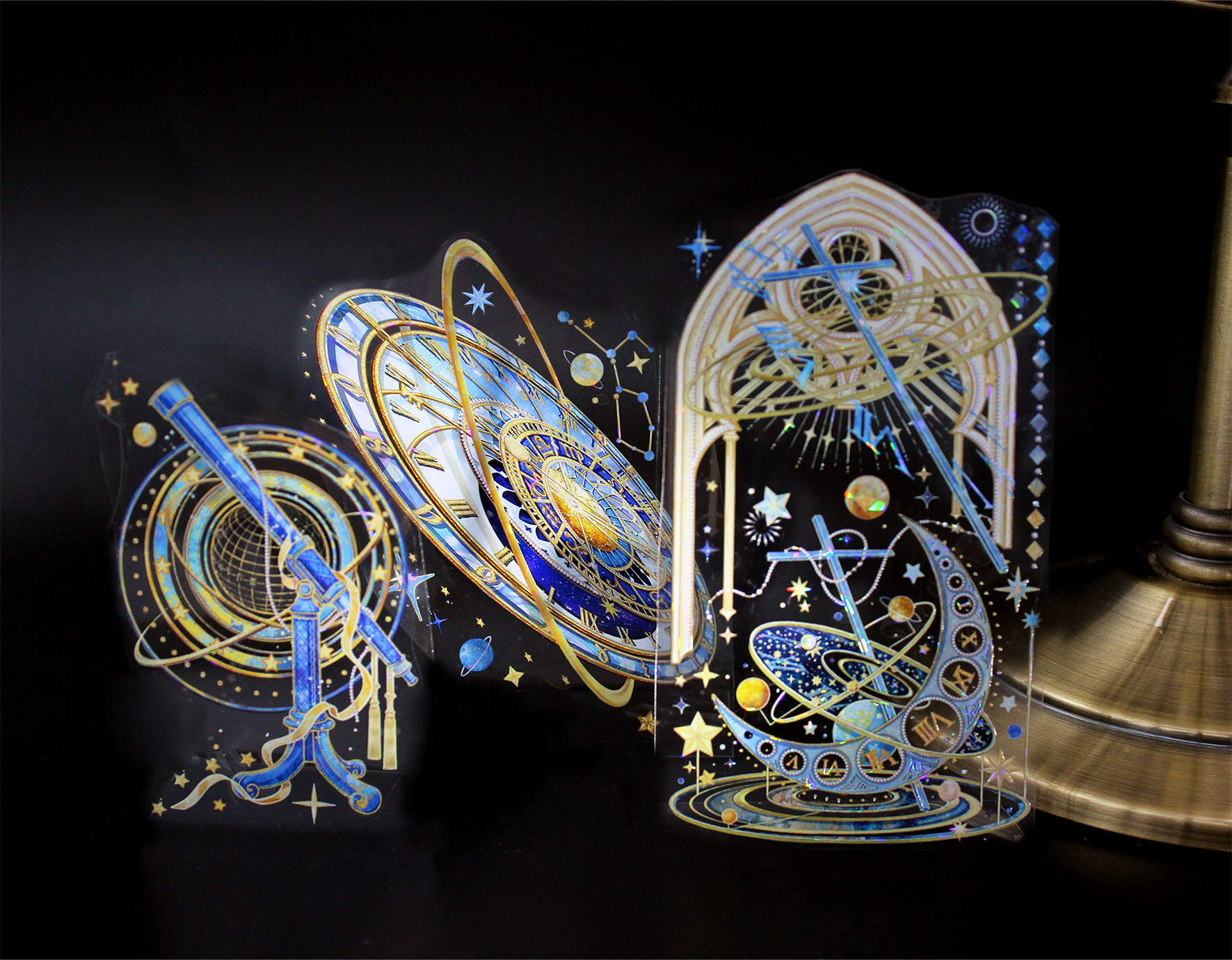 プラハ天文時計 PET マスキングテープ 瑠璃光 10m巻 - ショップ