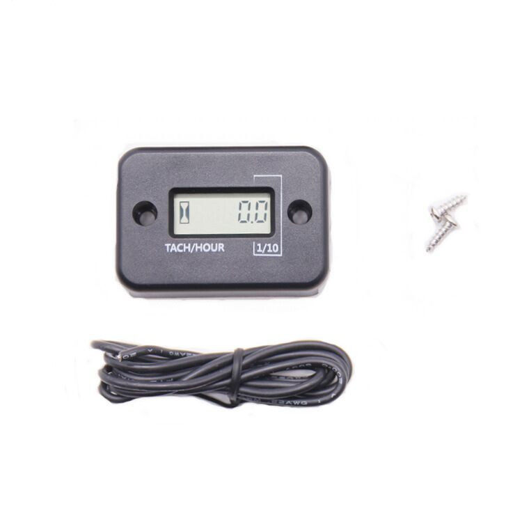 Locomotive tired timer waterproof tachometer ATV snowmobile mower engine digital display 2-stroke 4-stroke