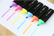 Deli color highlighter marker graffiti pen s600 handwriting bright eye-catching drawing marker