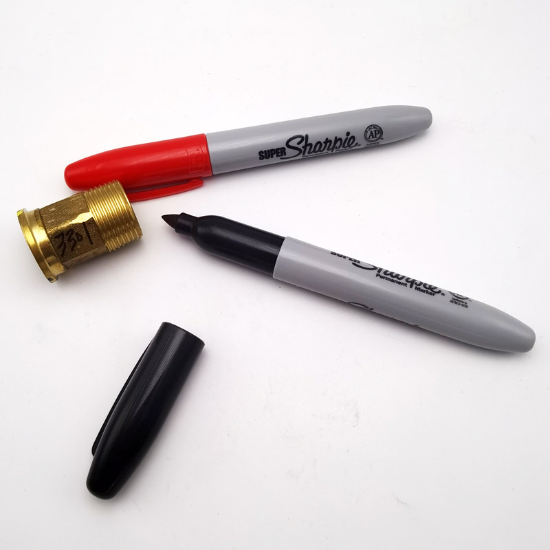 Sanfu sharp marker pen sharpie33001 black oily dust-free super mark large capacity marker pen