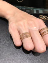 Japan direct send cocoshnik 10k gold small gold beads Memory Ring