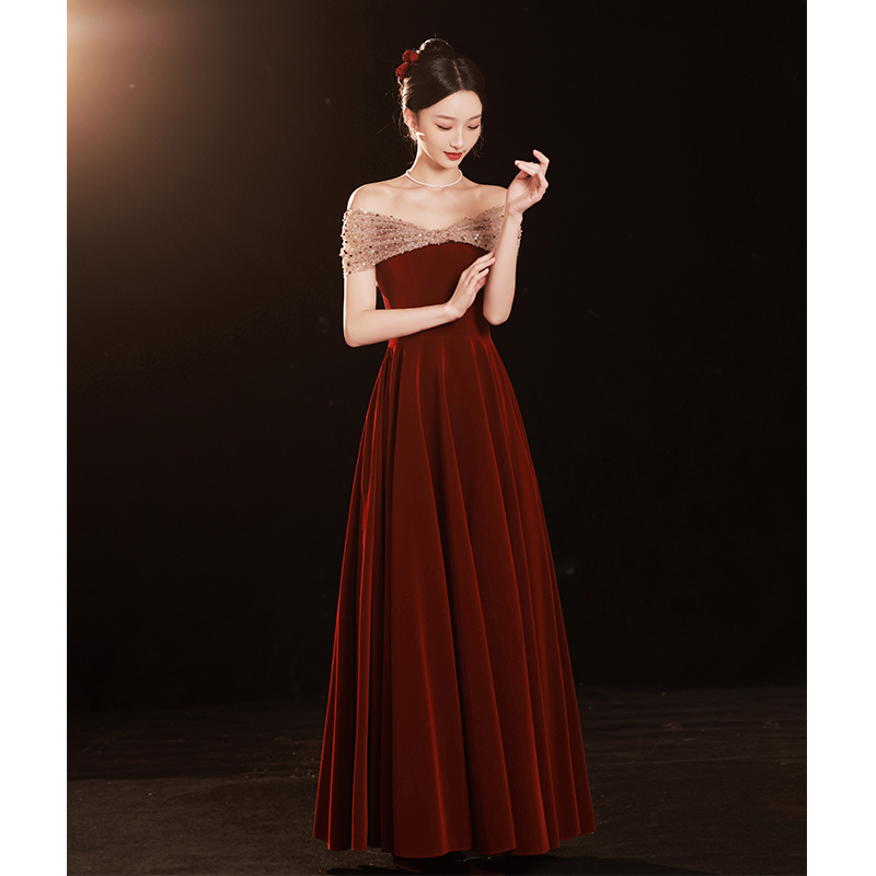  L+Burgundy, long  