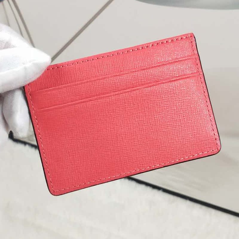 Mới đầu tiên lớp da bò da siêu mỏng túi thẻ phụ nữ túi nhiều thẻ mini đơn giản nhỏ gọn thẻ nữ - Chủ thẻ ví nam cao cấp