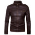 Leather Jacket da nam Men Nước Rửa xe máy Da 