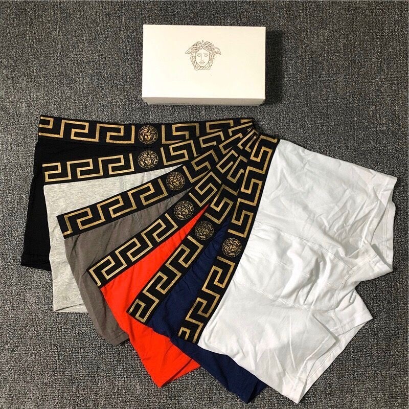Medusa Head Men's Underwear, Pure Cotton, Antibacterial, Sports Boxer Shorts, High-End, Birthday Gift for Boyfriend