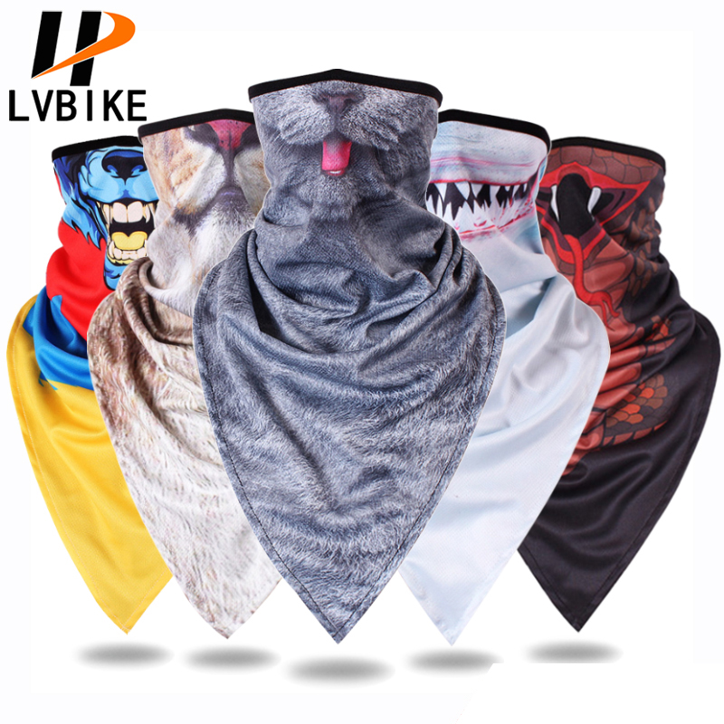 Sunscreen Scarf Ice neck sleeves Neck Outdoor Windproof Fishing for men and women Riding Mask Kitty Tactical Triangle Headscarf