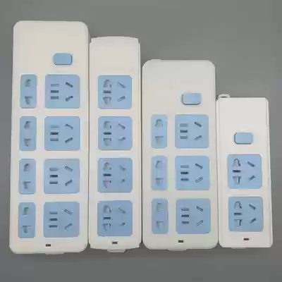 Socket row plug without wire wiring board Plug row multi-function wireless without power cord Household plug board