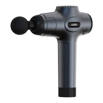 Vibrating massage gun with brush, muscle relaxation, fitness and sports equipment, fascia gun, deep stretching equipment, multi-functional