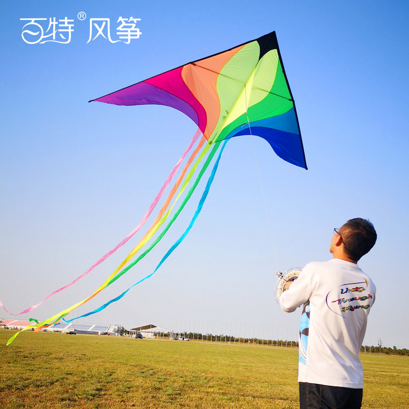 Weifang kite Baxter kite children adult colorful phoenix rainbow kite net red new breeze easy to fly kite