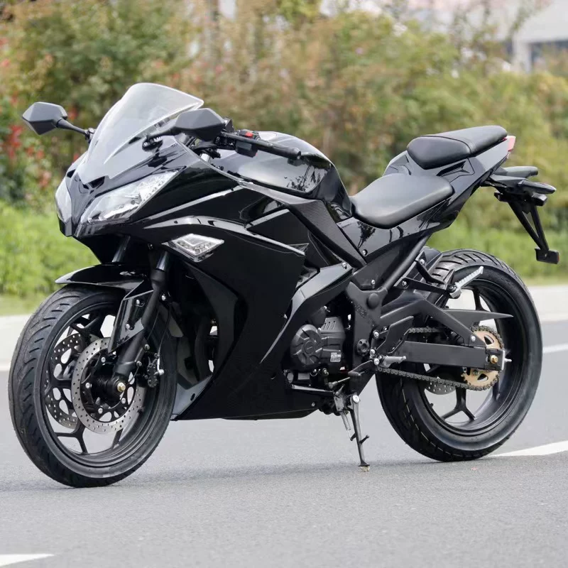 Мотоцикл спортивный автомобиль Домашний Kawasaki Новый Маленький Ниндзя Водяной охлаждение 400cc Тяжёлый локомотив может быть установлен на борту