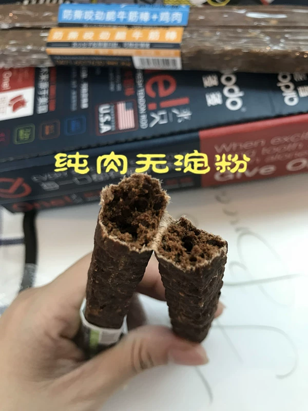 Yêu nhiều vết rách cắn gân dính vật nuôi gà thịt bò mol răng sạch răng xương chó cắn dính chó ăn vặt