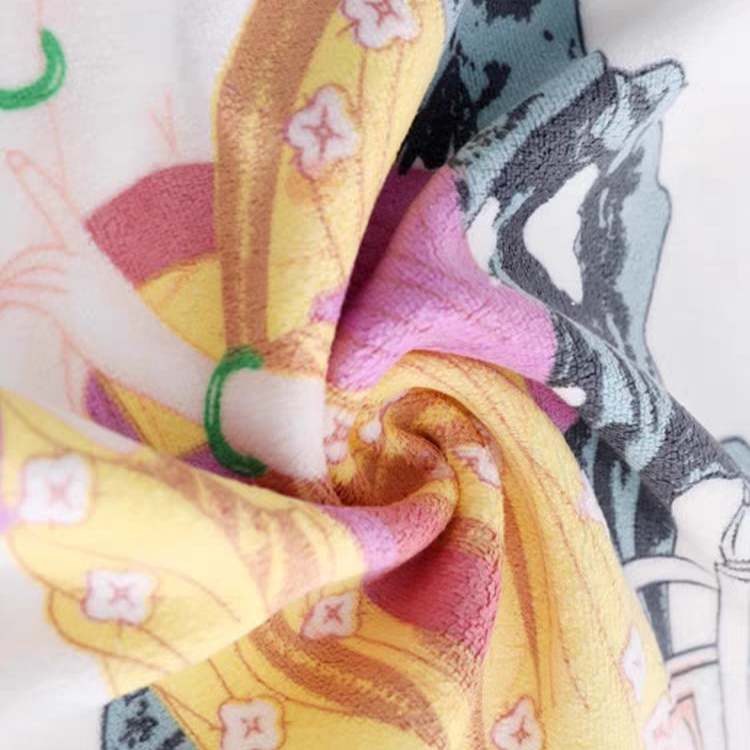 Color-Changing Towel, Changes Color When Wet, Temperature-Sensitive Color-Changing Magic Towel, Ancient Beauty Xi Shi, Two-Dimensional Gift Towel