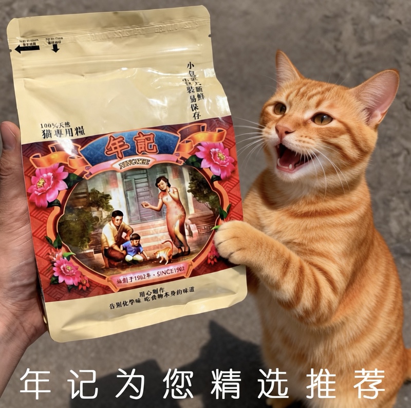 Nianji Homemade Pure Natural Fish Meal Main Food for Kittens, Adult Cats, and Senior Cats, Complete Cat Food for American Shorthair and British Shorthair, 2.5kg, Free Shipping
