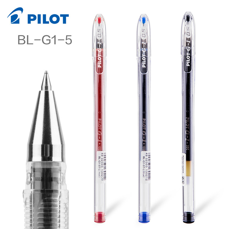 Japan PILOT BAGLE BL-G1-5 BRIEF SPEED DRY HAND ACCOUNT SIGNATURE PEN 0 5mm BLACK RED BLUES BLACK Erotic Pen
