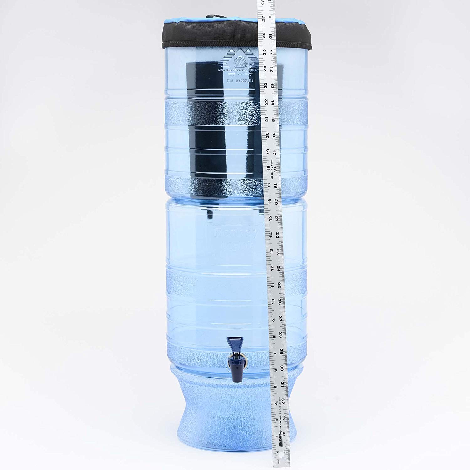 Overseas American Berkey Berky Light Bucket Water Purifier Series with 2 black filter elements