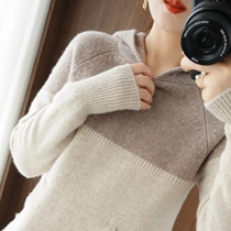 DonLevia ~ cashmere cardiovert sweater jacket short outside hitchhiking hooded sweatshirt ultra-slim 100 hitch ~