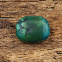 Special price Tibetan transfer bag Old Qing Dynasty oil moisturizing old pine stone back cloud Tibet old green pine stone Buddha pearl accessories lock bone chain necklace