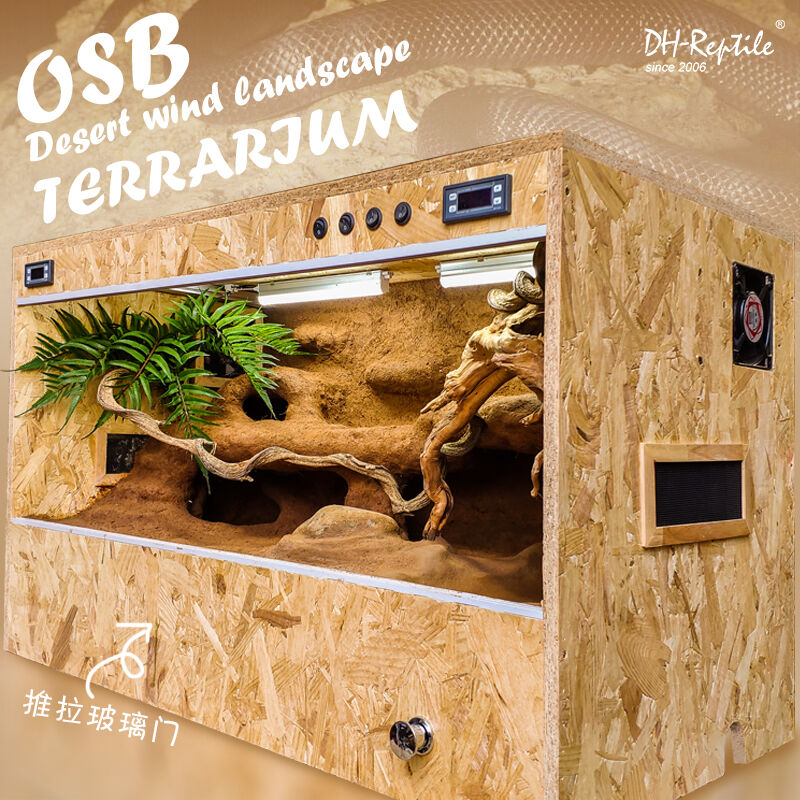 (Customized 5) Pet Snake Landscape Box Ecological Environment Climbing Pet Box One Pull Drainage Desert Landscape Insulation Snake Box