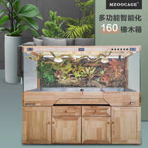 (Oak 160) Intelligent Reptile Box Tortoise Half-Aquatic Turtle Python Lizard Insulated Breeding Box Floor Heating Hot Spring Drainage